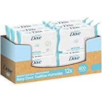 Baby Dove Toallitas Hidratación Profunda - Pack de 3 x 4 x 50 (Total: 600 toallitas)